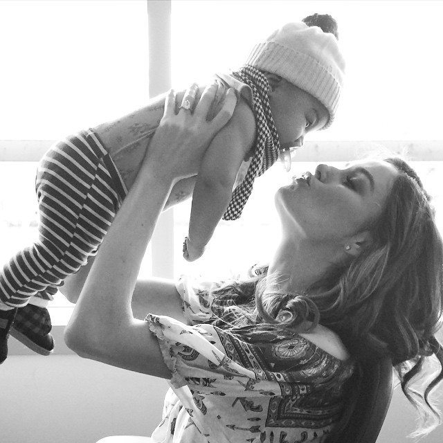 nicole trunfio, breastfeeding, model