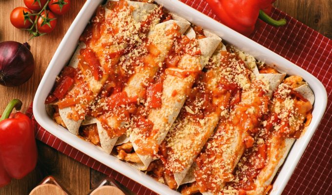 chicken enchiladas with black bean maternity and infant family