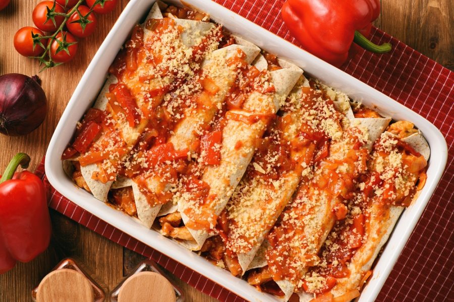chicken enchiladas with black bean maternity and infant family
